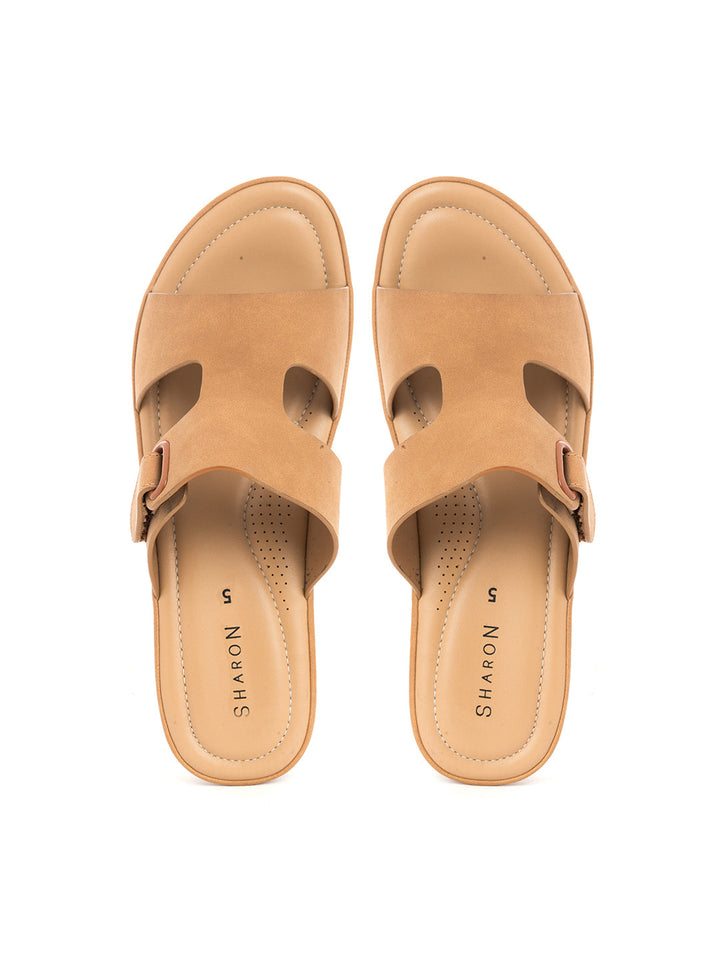 Khadim Sharon Wedge Heel Slip On Sandal for Women