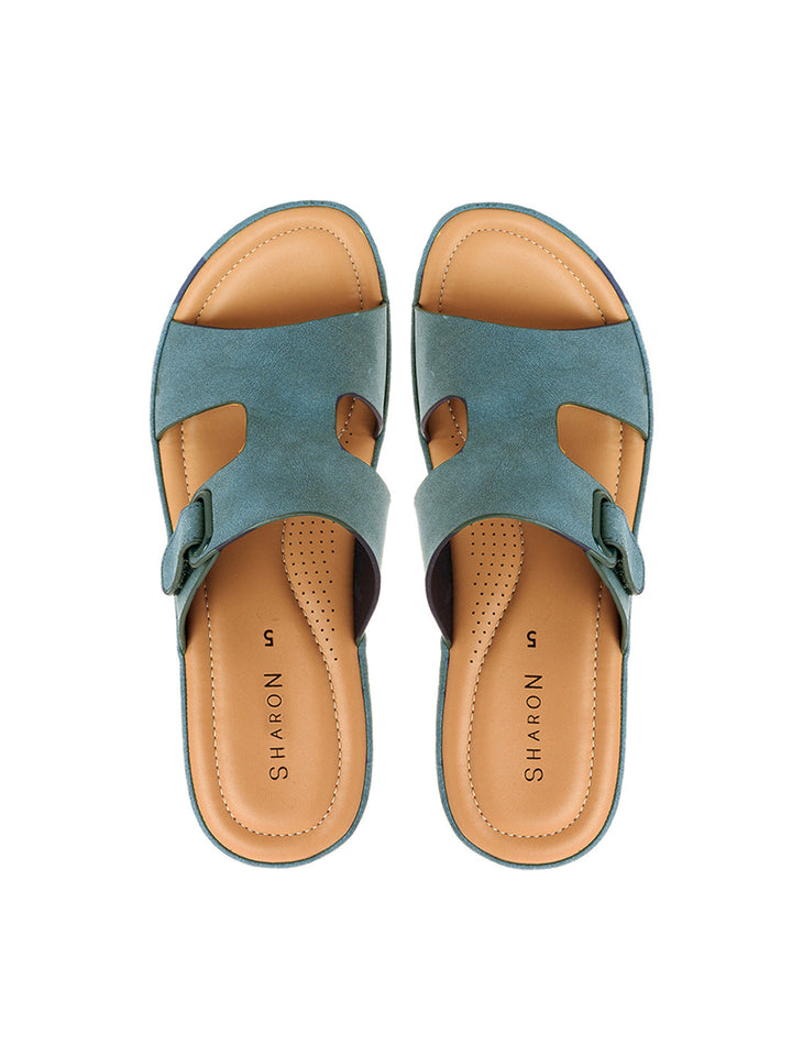 Khadim Sharon Wedge Heel Slip On Sandal for Women