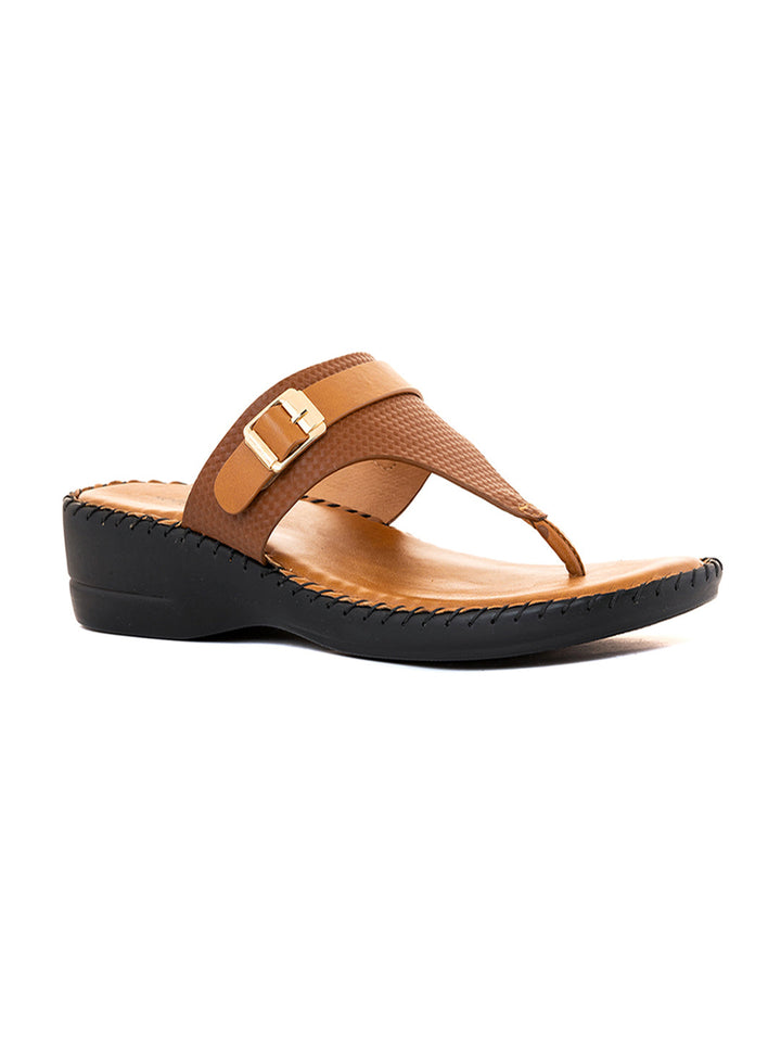 Khadim Softouch Wedge Heel Slip On Sandal for Women