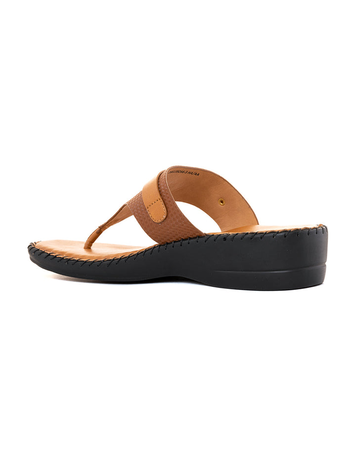 Khadim Softouch Wedge Heel Slip On Sandal for Women