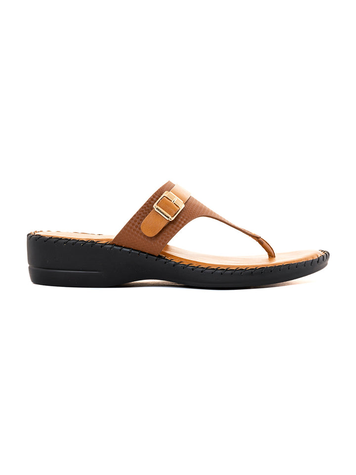 Khadim Softouch Wedge Heel Slip On Sandal for Women