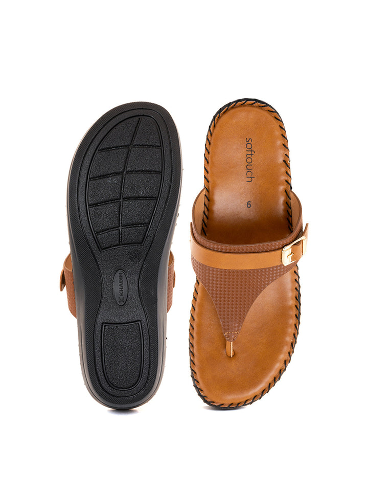 Khadim Softouch Wedge Heel Slip On Sandal for Women