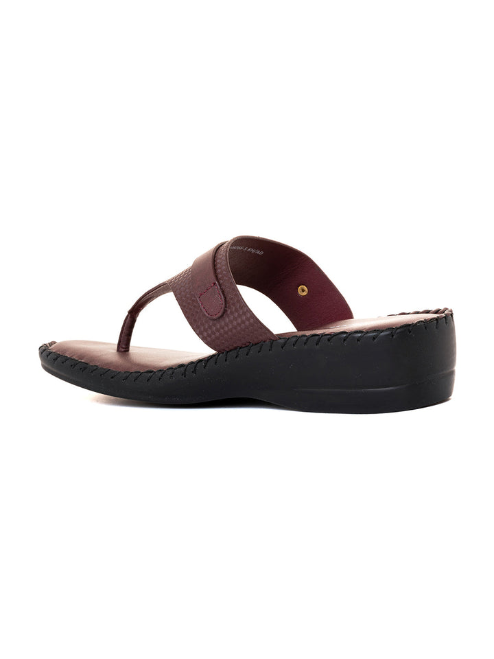 Khadim Softouch Wedge Heel Slip On Sandal for Women