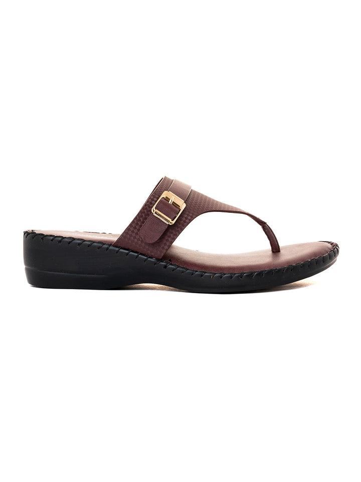 Khadim Softouch Wedge Heel Slip On Sandal for Women