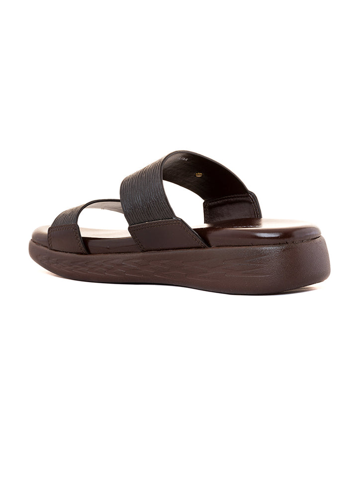 Khadim Softouch Platform Heel Mule Slip On Sandal for Women