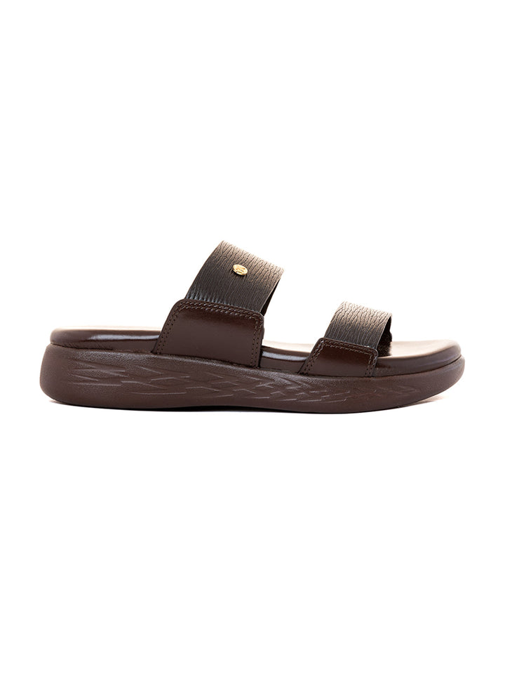 Khadim Softouch Platform Heel Mule Slip On Sandal for Women