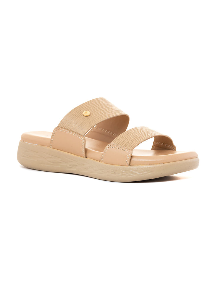 Khadim Softouch Platform Heel Mule Slip On Sandal for Women