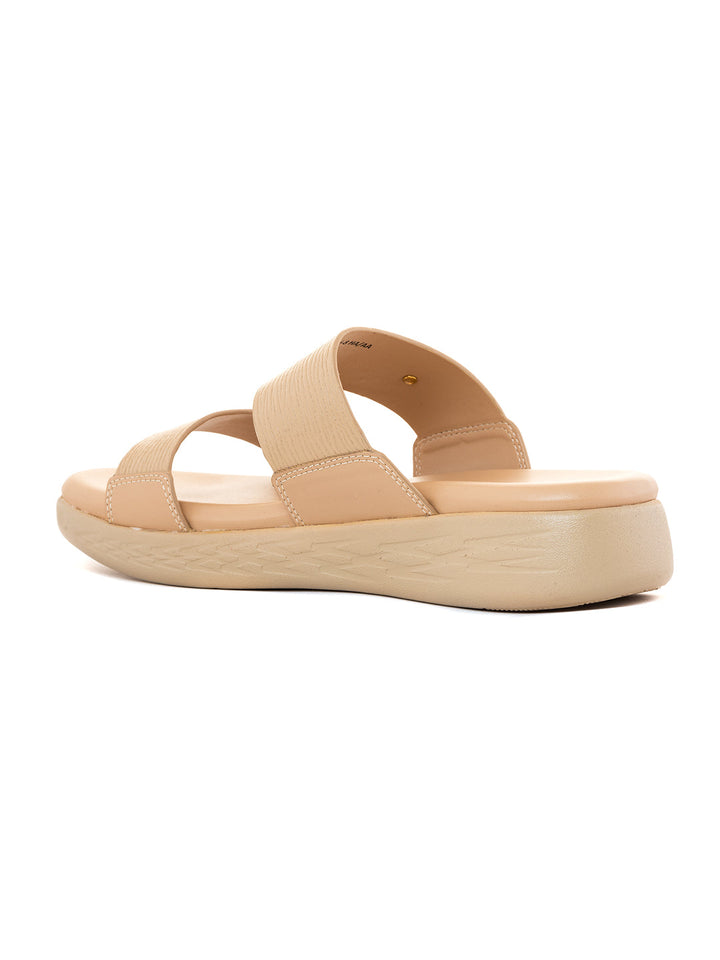 Khadim Softouch Platform Heel Mule Slip On Sandal for Women