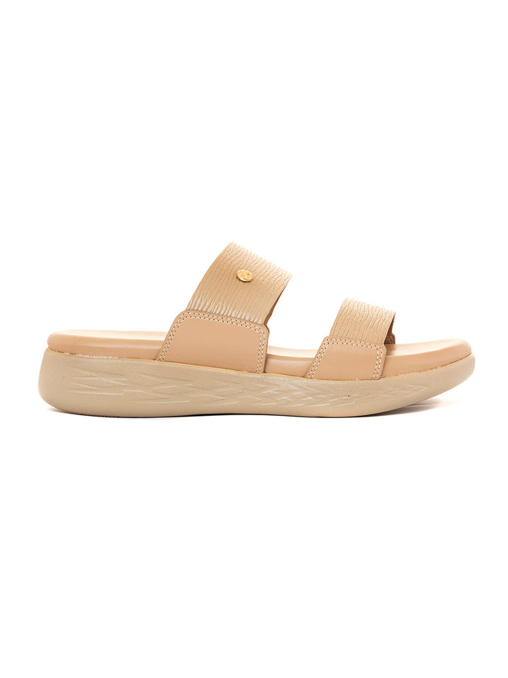 Khadim Softouch Platform Heel Mule Slip On Sandal for Women