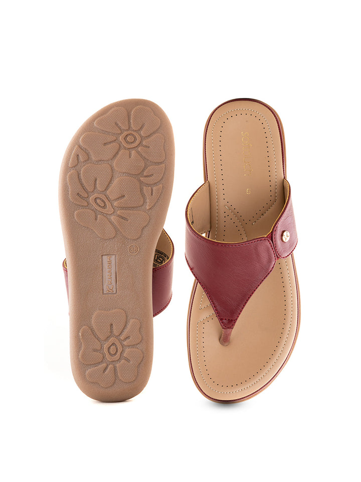 Khadim Softouch Flat Slip On Sandal for Women