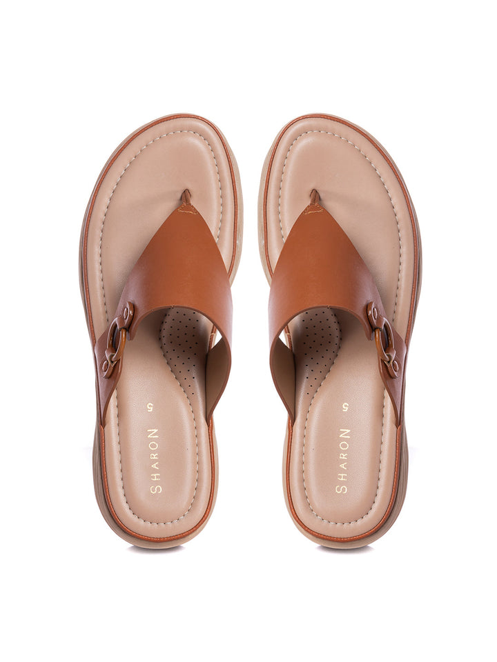 KHADIM Sharon Platform Heel Slip On Sandal for Women