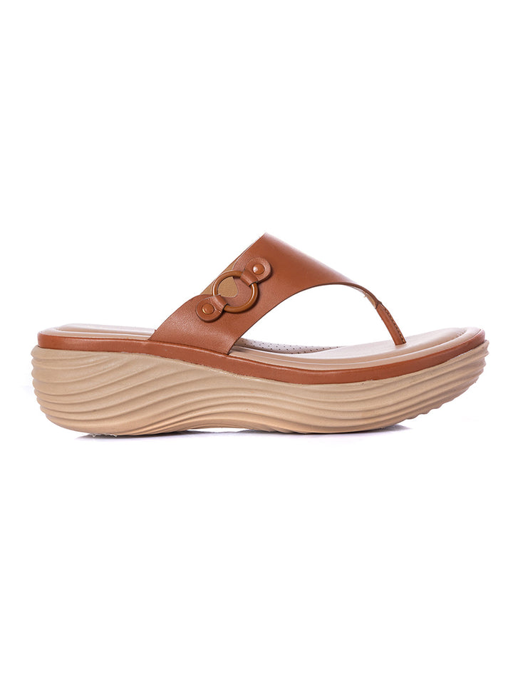 KHADIM Sharon Platform Heel Slip On Sandal for Women