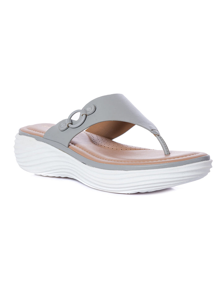 KHADIM Sharon Platform Heel Slip On Sandal for Women