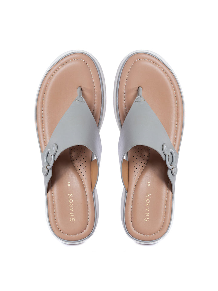 KHADIM Sharon Platform Heel Slip On Sandal for Women