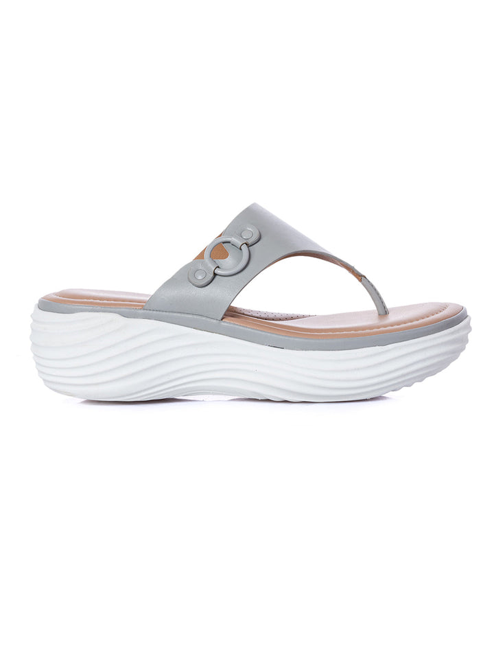 KHADIM Sharon Platform Heel Slip On Sandal for Women