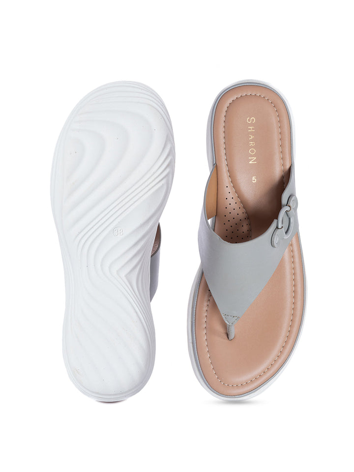 KHADIM Sharon Platform Heel Slip On Sandal for Women