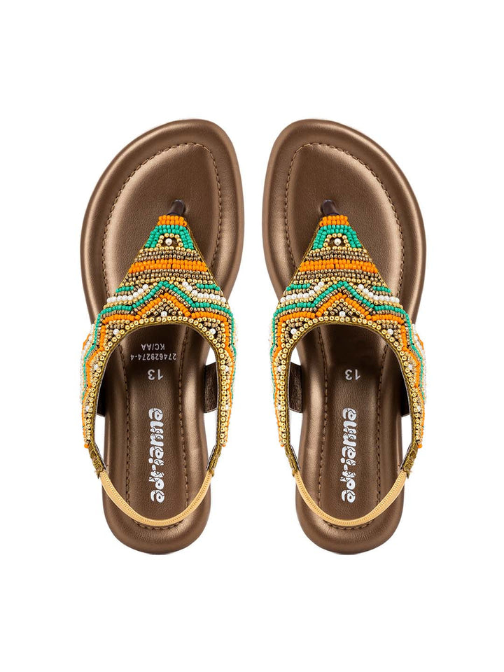Khadim Adrianna Wedge Heel Slingback Sandal for Girls - 4.5-12 yrs