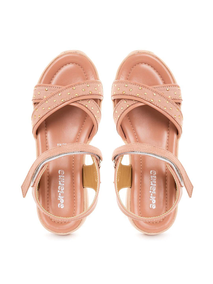 Khadim Adrianna Platform Heel Sandal for Girls - 7.5-12 yrs