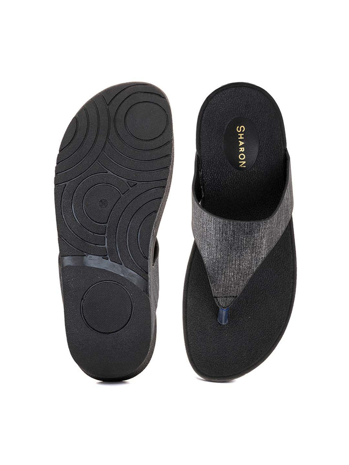 Khadim Sharon Platform Heel Slip On Sandal for Women