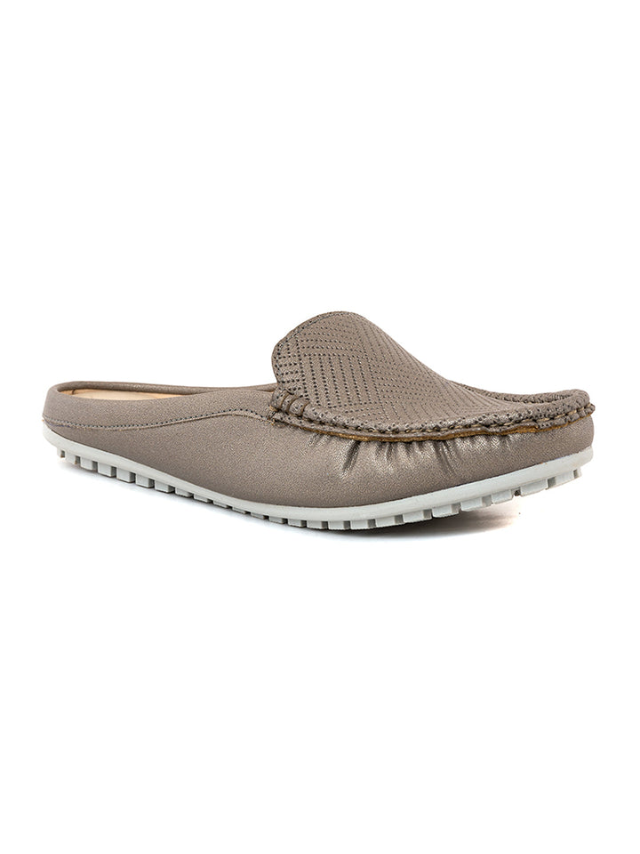 Khadim Sharon Flat Loafer Mule Slip On Sandal for Women