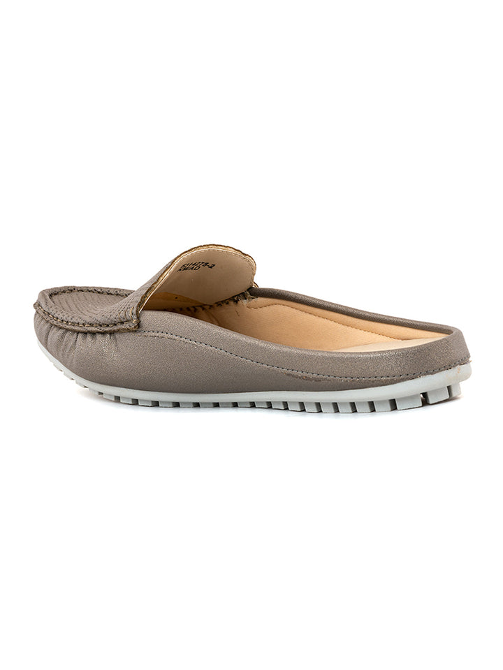 Khadim Sharon Flat Loafer Mule Slip On Sandal for Women