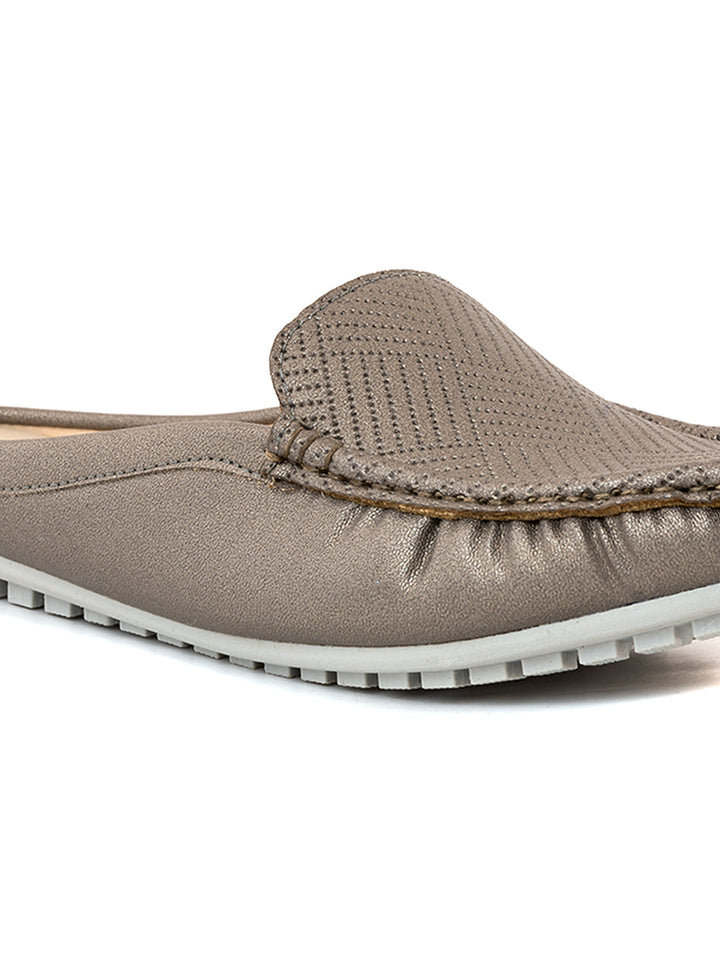 Khadim Sharon Flat Loafer Mule Slip On Sandal for Women