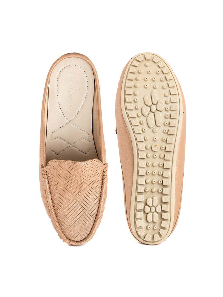Khadim Sharon Flat Loafer Mule Slip On Sandal for Women