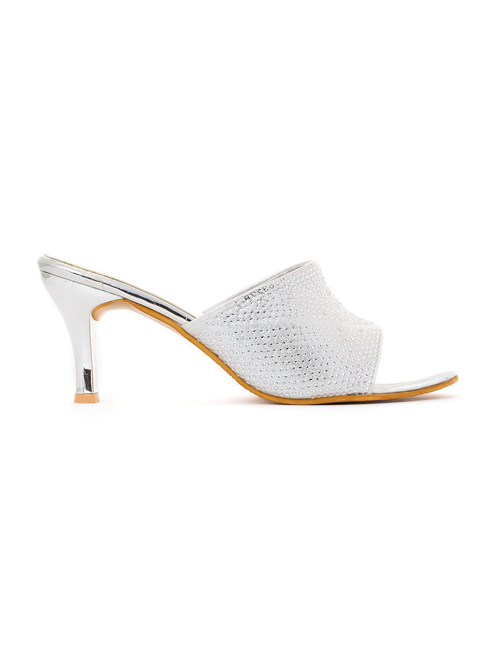 Khadim High Heel Mule Slip On Sandal for Women