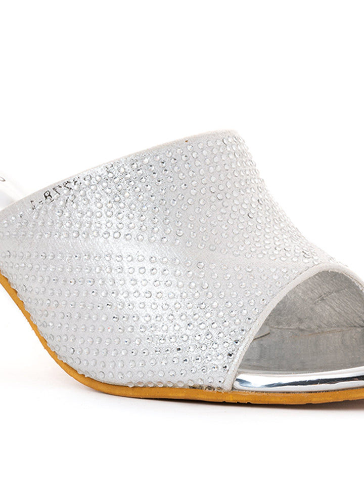 Khadim High Heel Mule Slip On Sandal for Women