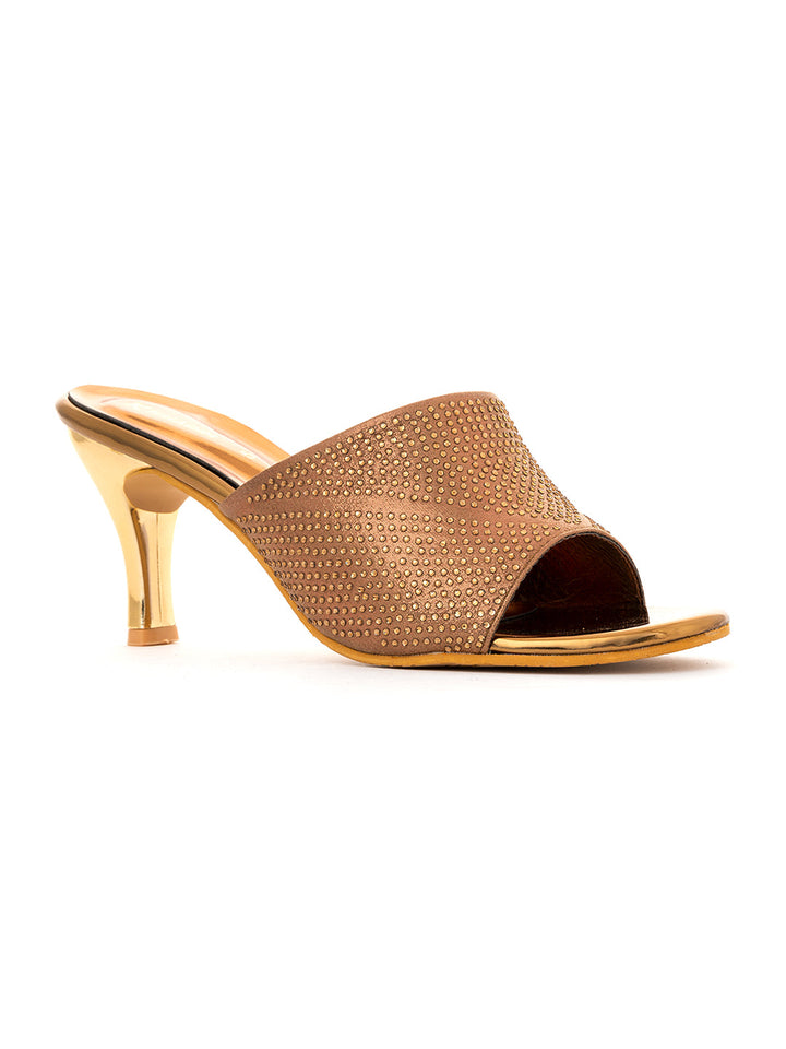 Khadim High Heel Mule Slip On Sandal for Women