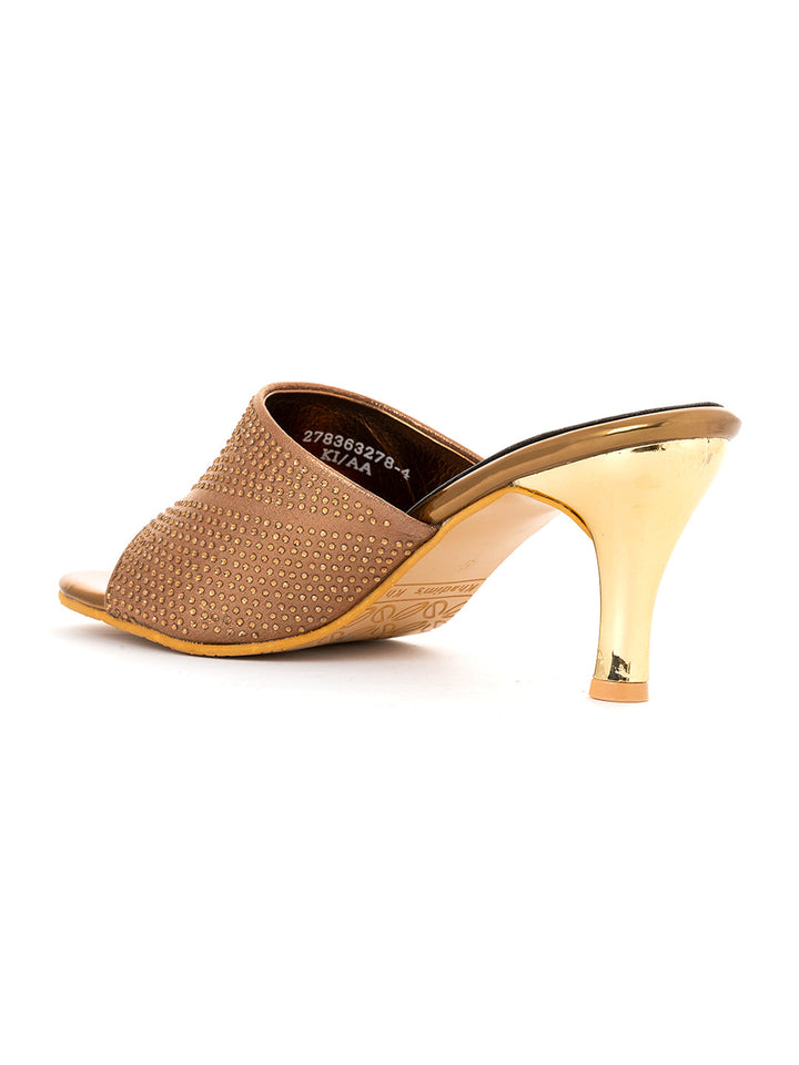 Khadim High Heel Mule Slip On Sandal for Women