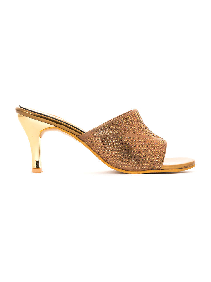 Khadim High Heel Mule Slip On Sandal for Women