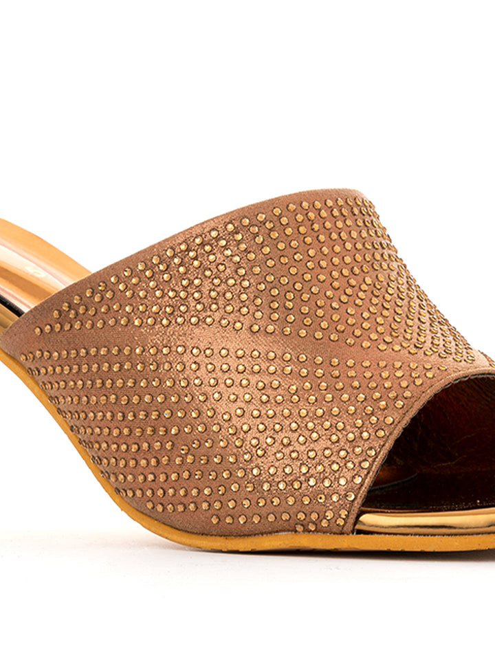 Khadim High Heel Mule Slip On Sandal for Women