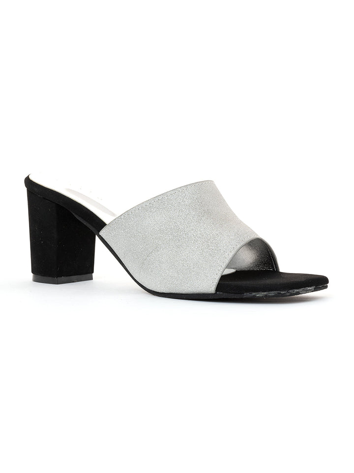 Khadim Cleo High Heel Block Mule Slip On Sandal for Women