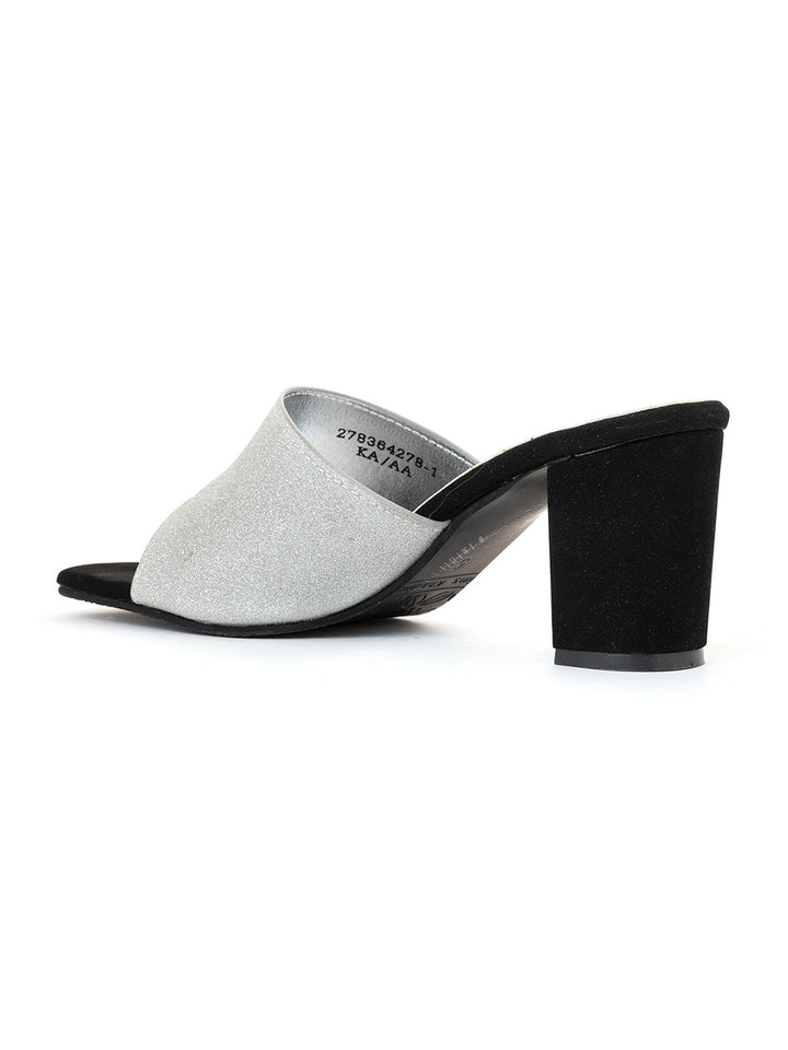 Khadim Cleo High Heel Block Mule Slip On Sandal for Women