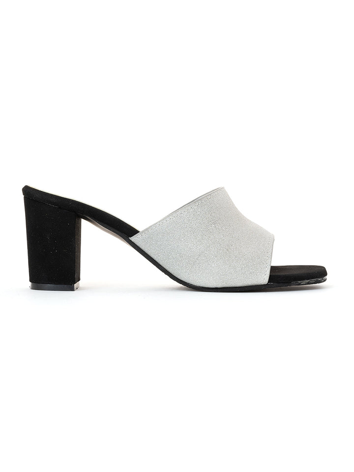 Khadim Cleo High Heel Block Mule Slip On Sandal for Women