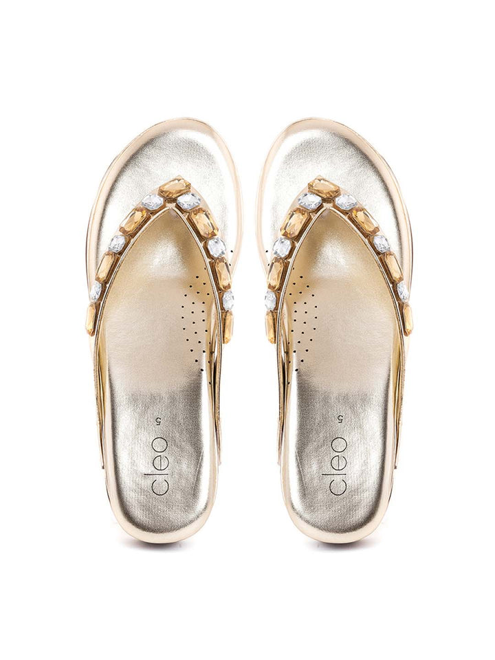 Khadim Cleo Platform Heel Slip On Sandal for Women