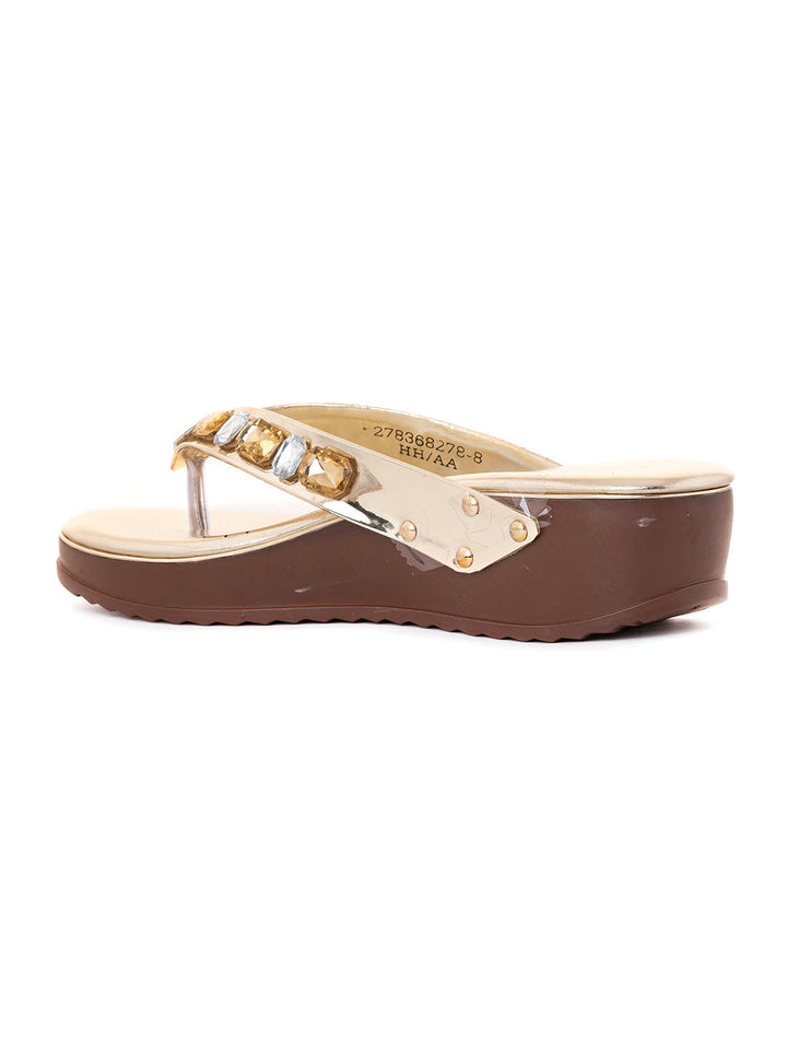 Khadim Cleo Platform Heel Slip On Sandal for Women