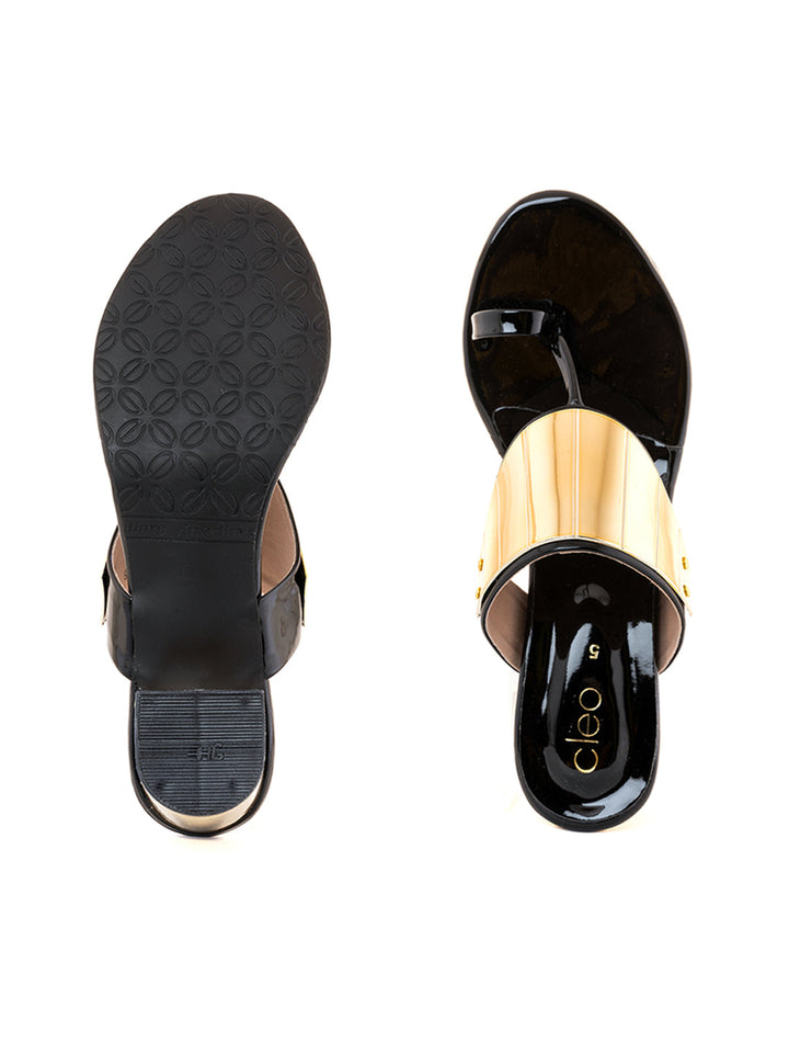 Khadim Cleo Block Heel Slip On Sandal for Women