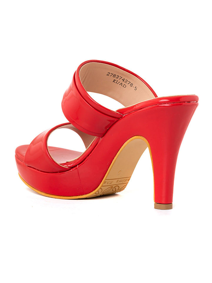 Khadim Cleo High Heel Cone Mule Slip On Sandal for Women