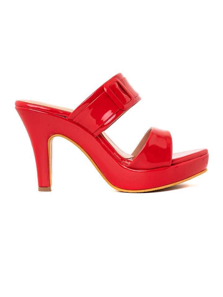 Khadim Cleo High Heel Cone Mule Slip On Sandal for Women