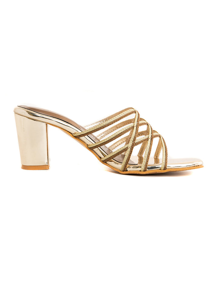 Khadim Cleo High Heel Block Mule Slip On Sandal for Women