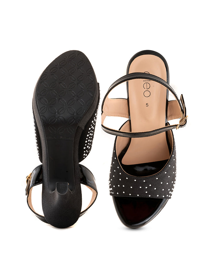 Khadim Cleo High Heel Cone Peep-toe Sandal for Women