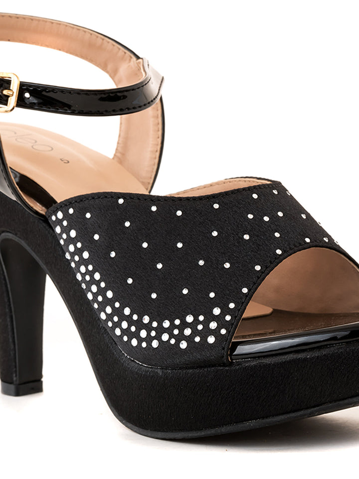Khadim Cleo High Heel Cone Peep-toe Sandal for Women