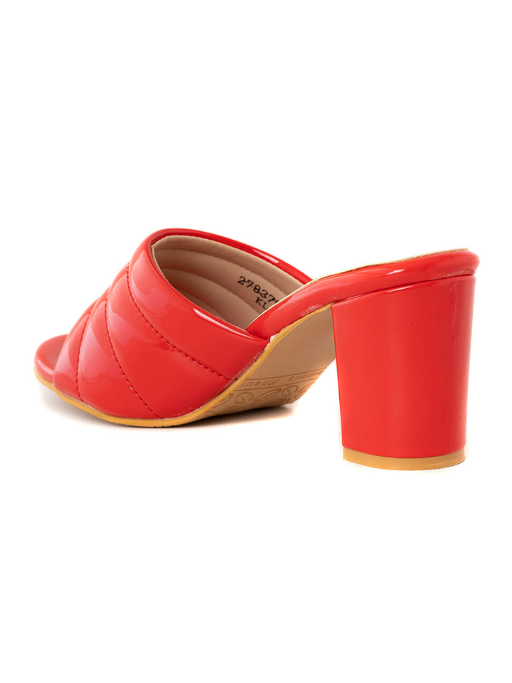 Khadim Cleo High Heel Block Mule Slip On Sandal for Women