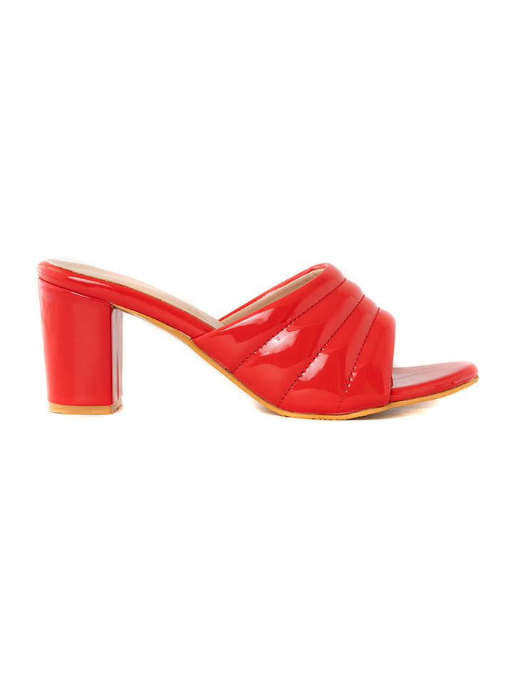 Khadim Cleo High Heel Block Mule Slip On Sandal for Women