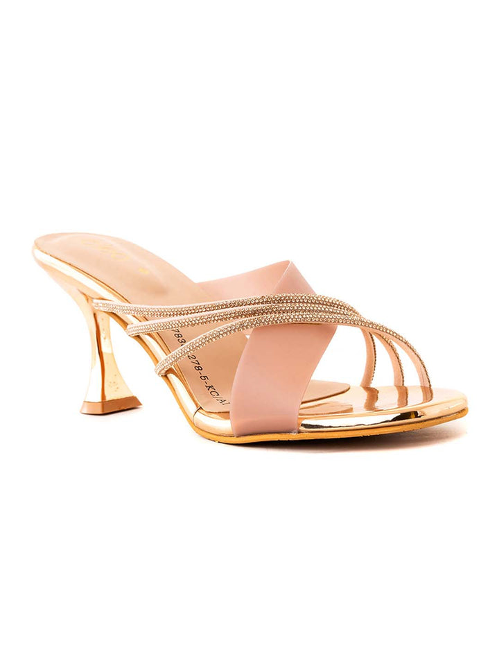 Khadim Cleo High Heel Mule Slip On Sandal for Women