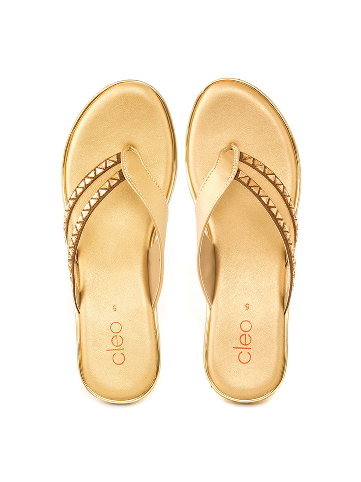 Khadim Cleo Wedge Heel Slip On Sandal for Women