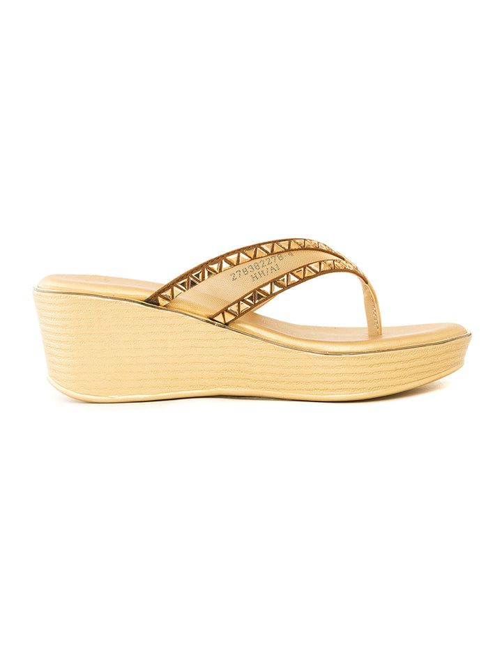 Khadim Cleo Wedge Heel Slip On Sandal for Women