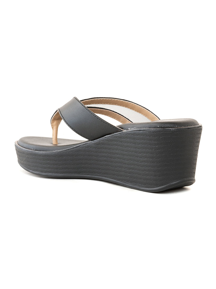 Khadim Cleo Wedge Heel Slip On Sandal for Women